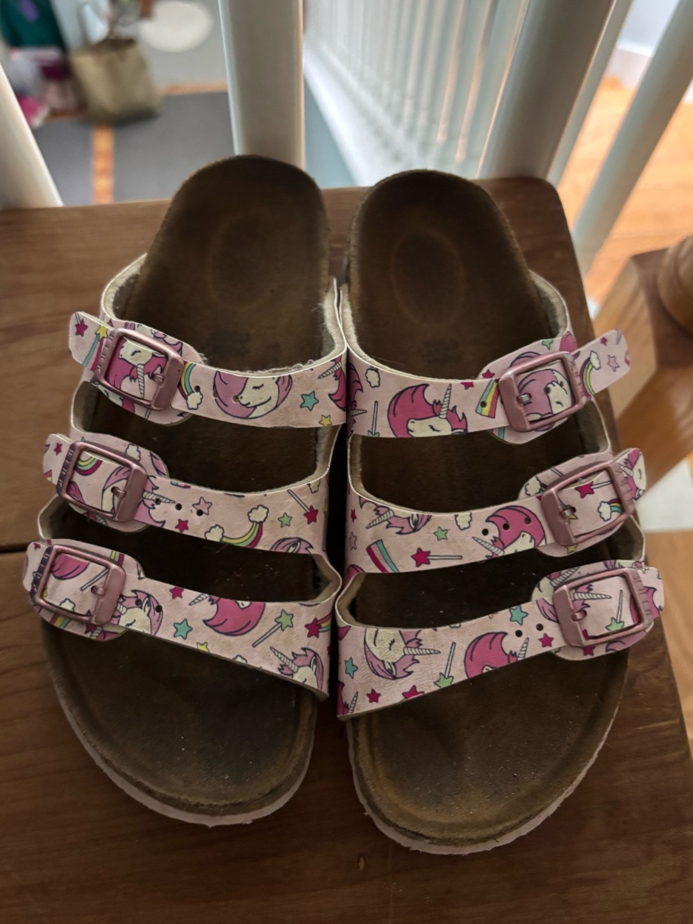 Girls Birkenstock Florida Unicorn sandals